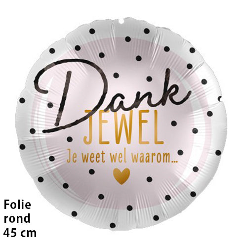 Bedankt folie bezorgen