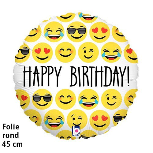 Verjaardag folie bezorgen