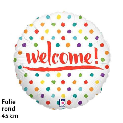 Welkom folie afhalen